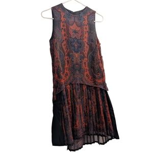 Muller Vintage Floral Pattern Dress 6